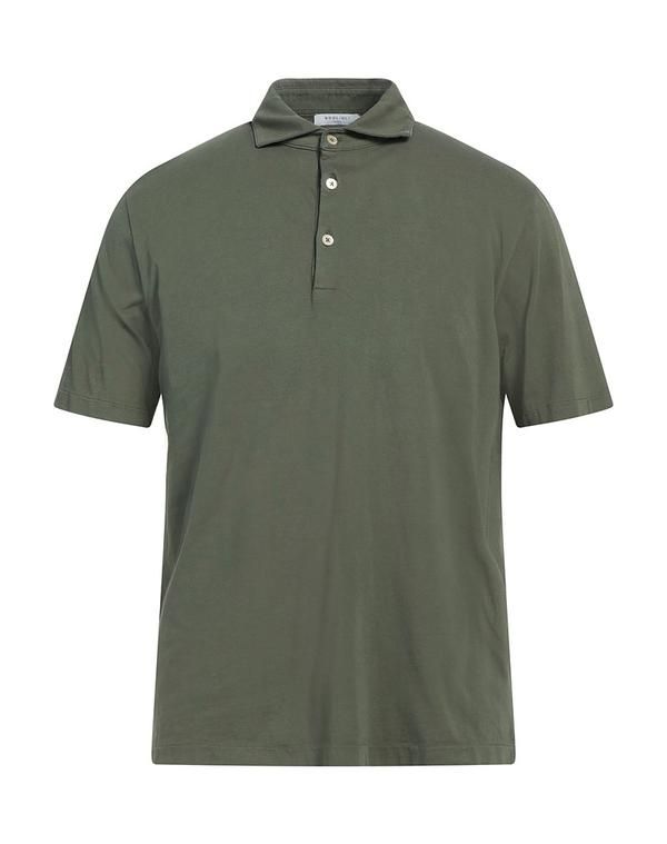 ボリオリ メンズ トップス ポロシャツ BOGLIOLI Military Green グリーン
