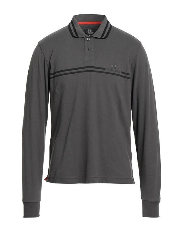 ラ マルティーナ メンズ トップス ポロシャツ LA MARTINA Charcoal チャコール