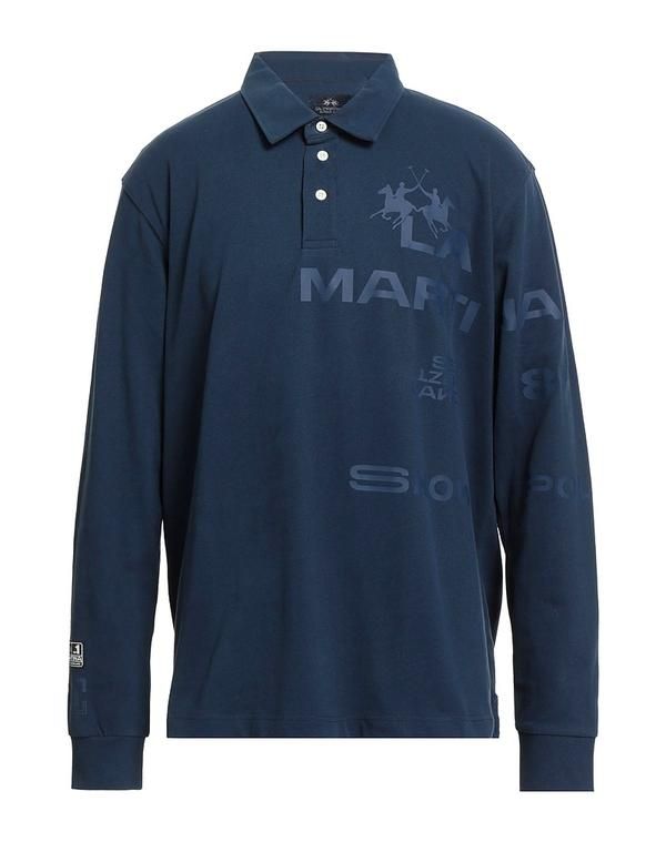 ラ マルティーナ メンズ トップス ポロシャツ LA MARTINAvy ネイビー
