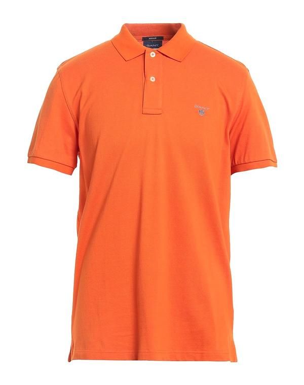 ガント メンズ トップス ポロシャツ GANT Orange オレンジ