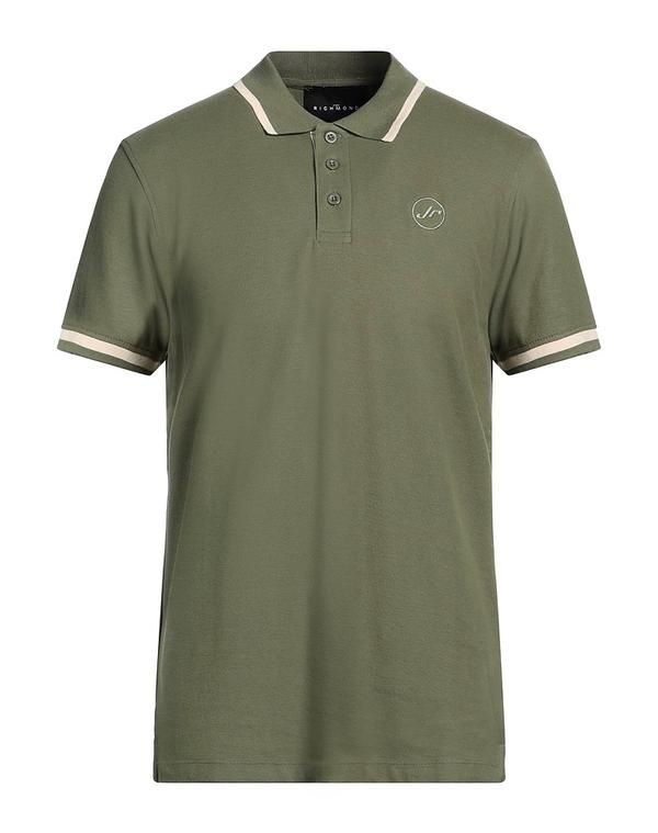 ジョン リッチモンド メンズ トップス ポロシャツ JOHN RICHMOND Military Green グリーン