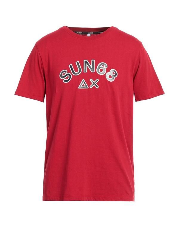 サンシックスティーエイト メンズ トップス Tシャツ SUN 68 Red レッド
