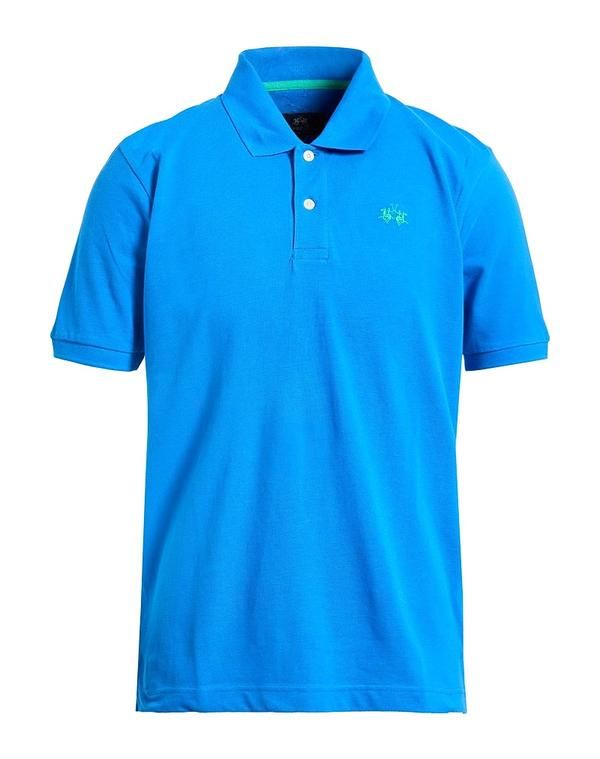 ラ マルティーナ メンズ トップス ポロシャツ LA MARTINAzure Blue ブルー