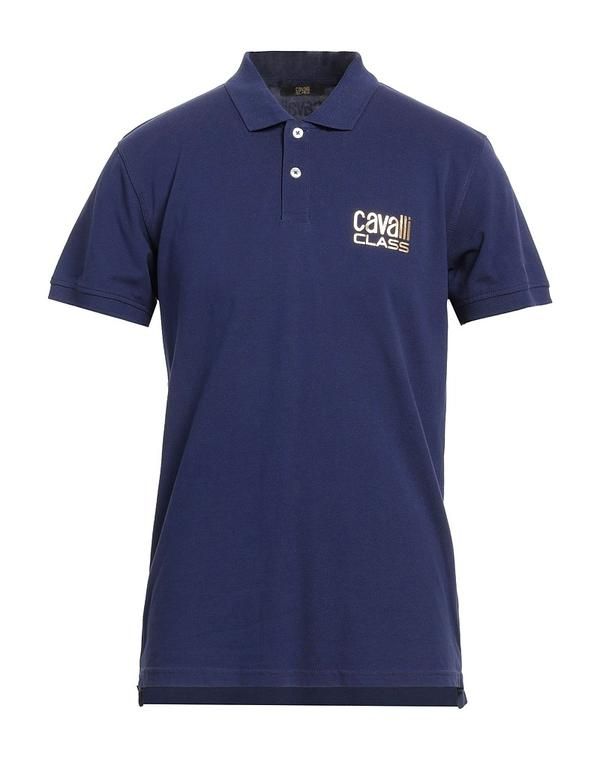 カヴァリ クラス メンズ トップス ポロシャツ CAVALLI CLASS Blue ブルー