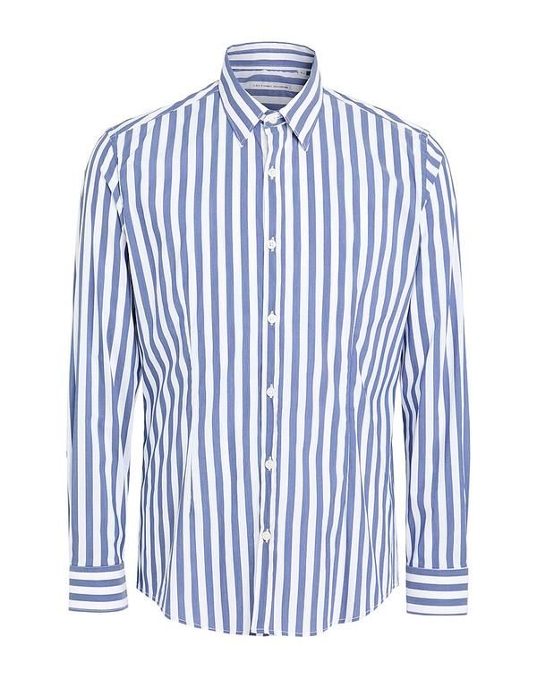 グレイ ダニエレ アレッサンドリー二 メンズ トップス シャツ GREY DANIELE ALESSANDRINI Blue Gray グレー