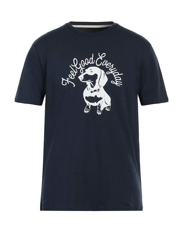 ハーモント ブレイン メンズ トップス Tシャツ HARMONT BLAINE Midnight Blue ブルー