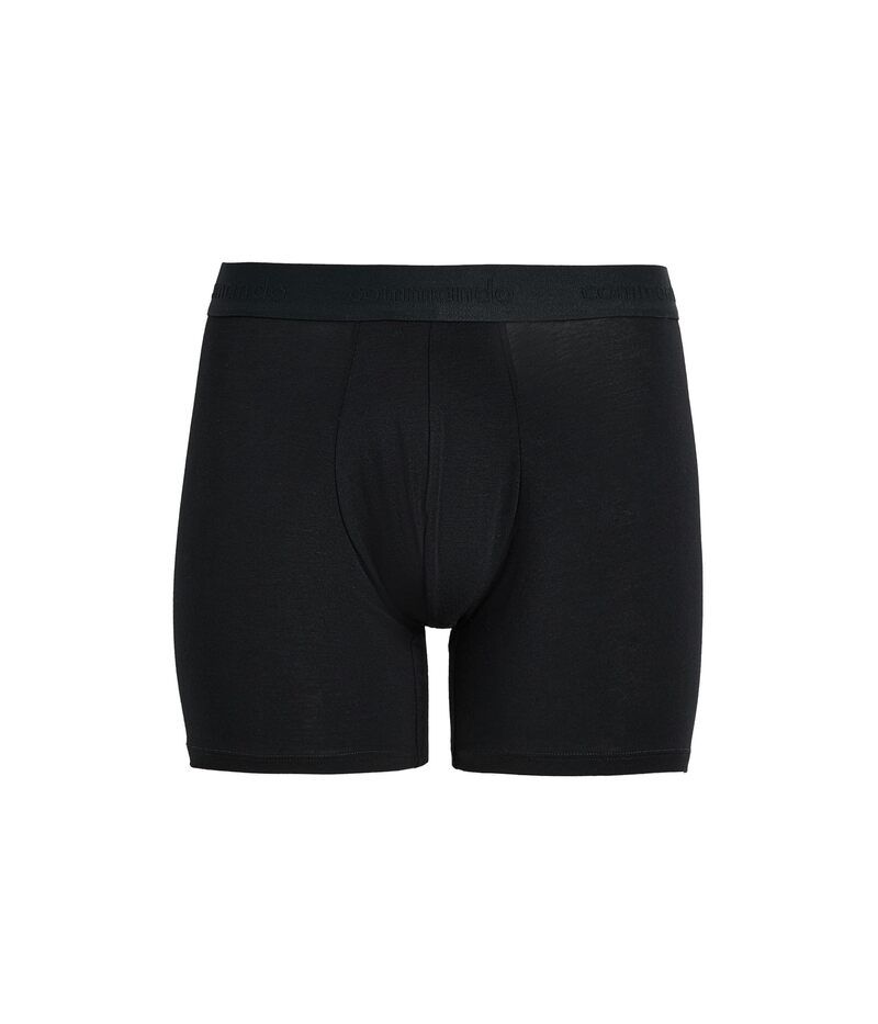 コマンドー メンズ アンダーウェア ボクサーパンツ コットン Commando Pima Cotton Boxer Brief Black ブラック