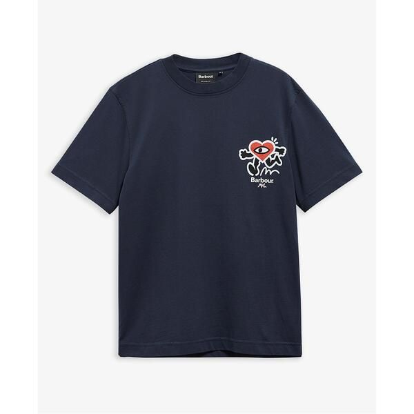 バブアー メンズ トップス Tシャツ Barbour Mens TShirt Navy NY91 ネイビー