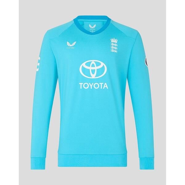 カストル メンズ アウター ニット・セーター Castore Mens 2627 England Cricket ODI Jumper Airy Blue ブルー