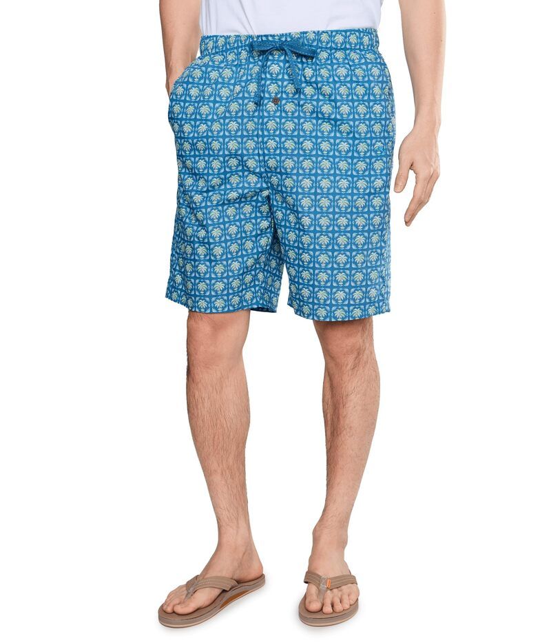 トッミーバハマ メンズ ボトムス ハーフパンツ・ショーツ プリント ショートパンツ コットン Tommy Bahama Cotton Woven Printed Jam Shorts Palm Geo