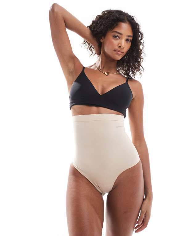 スパンク レディース アンダーウェア ブリーフパンツ ハイウエスト Spanx Everyday Seamless Shaping highwaisted thong BEIGE ベージュ