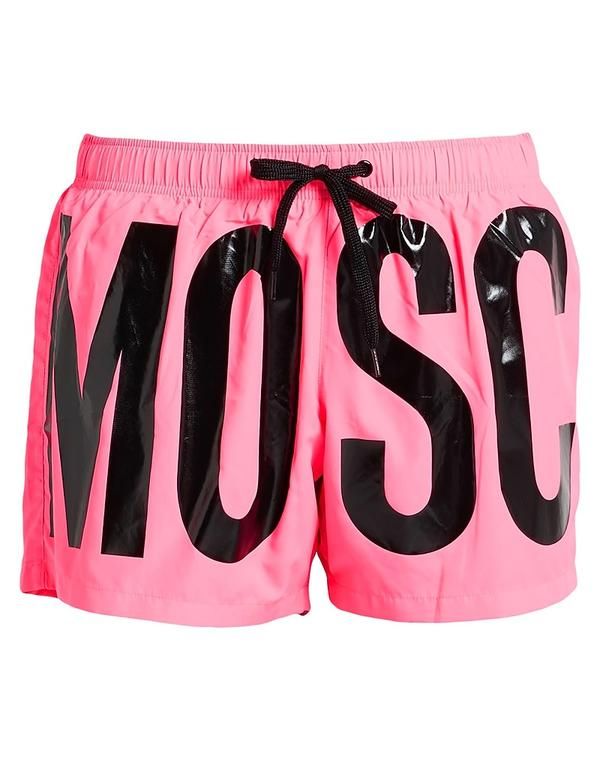 モスキーノ メンズ 水着 ハーフパンツ・ショーツ MOSCHINO Fuchsia フューシャ