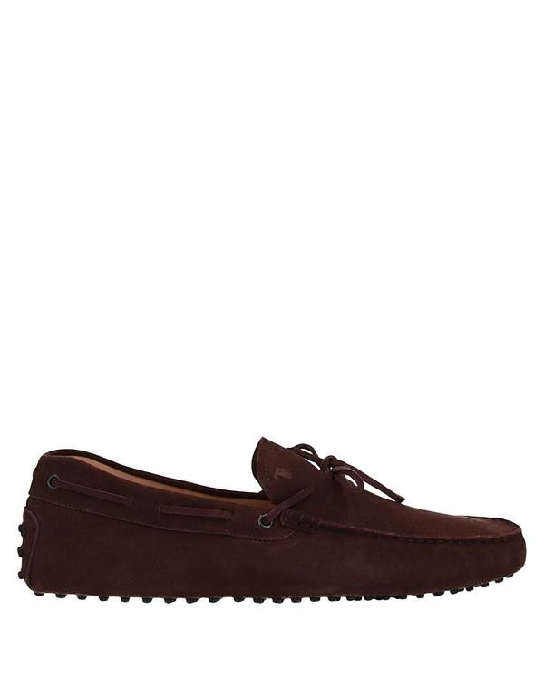 トッズ メンズ シューズ スリッポン・ローファー モカシン TODS Dark Brown ブラウン