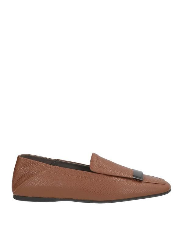 セルジオロッシ メンズ シューズ スリッポン・ローファー モカシン SERGIO ROSSI Light Brown ブラウン