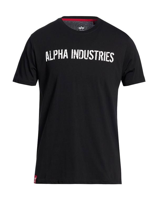 アルファインダストリーズ メンズ トップス Tシャツ ALPHA INDUSTRIES Black ブラック