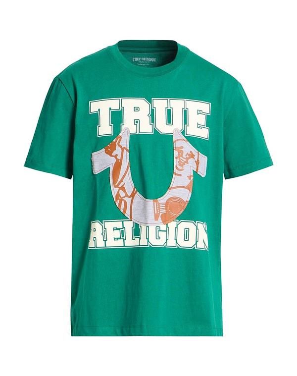 トゥルーレリジョン メンズ トップス Tシャツ TRUE RELIGION Green グリーン