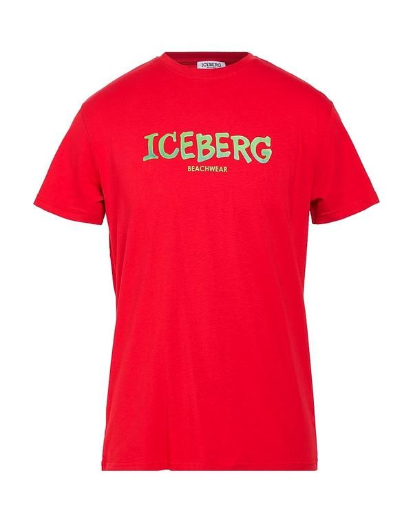 アイスバーグ メンズ トップス Tシャツ ICEBERG Red レッド