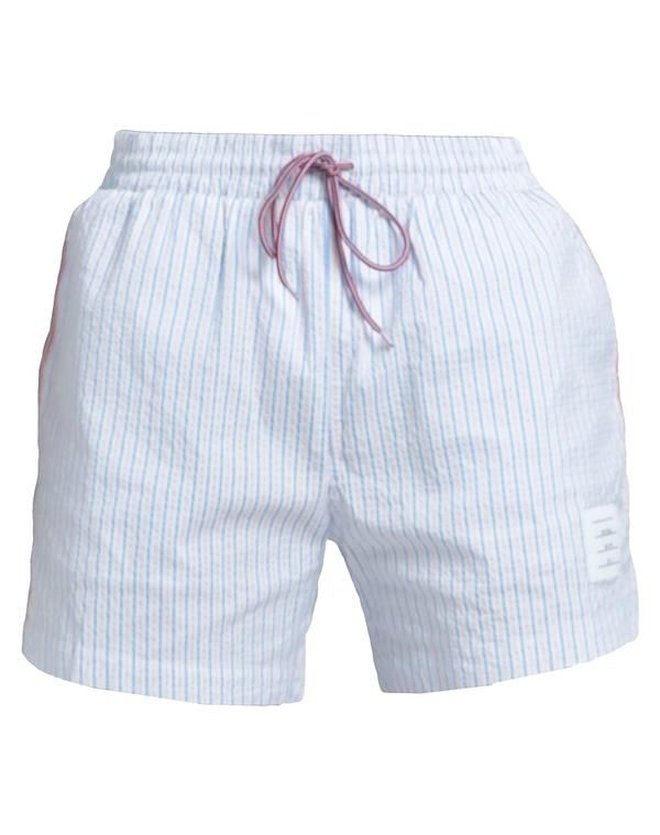トムブラウン メンズ 水着 ハーフパンツ・ショーツ THOM BROWNE White ホワイト
