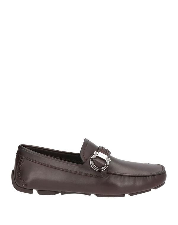 フェラガモ メンズ シューズ スリッポン・ローファー モカシン FERRAGAMO Dark Brown ブラウン