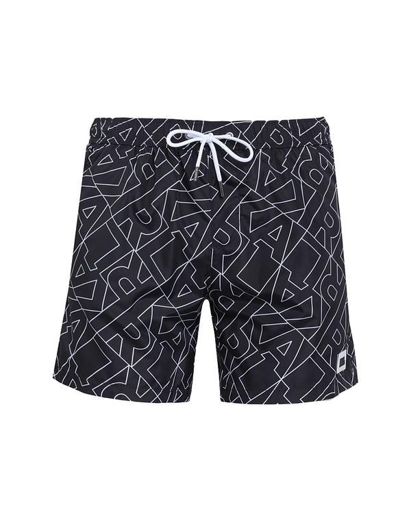 カール ラガーフェルド メンズ 水着 ハーフパンツ・ショーツ KARLAGERFELD Black ブラック