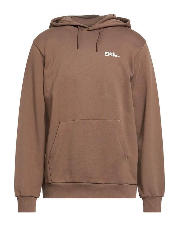 ジャックウルフスキン メンズ アウター パーカー・スウェット JACK WOLFSKIN Chocolate Brown ブラウン