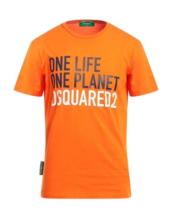 ディースクエアード メンズ トップス Tシャツ DSQUARED2 Orange オレンジ