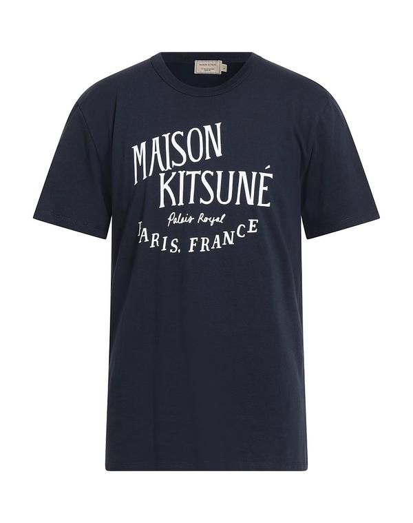 メゾンキツネ メンズ トップス Tシャツ MAISON KITSU Navy ネイビー