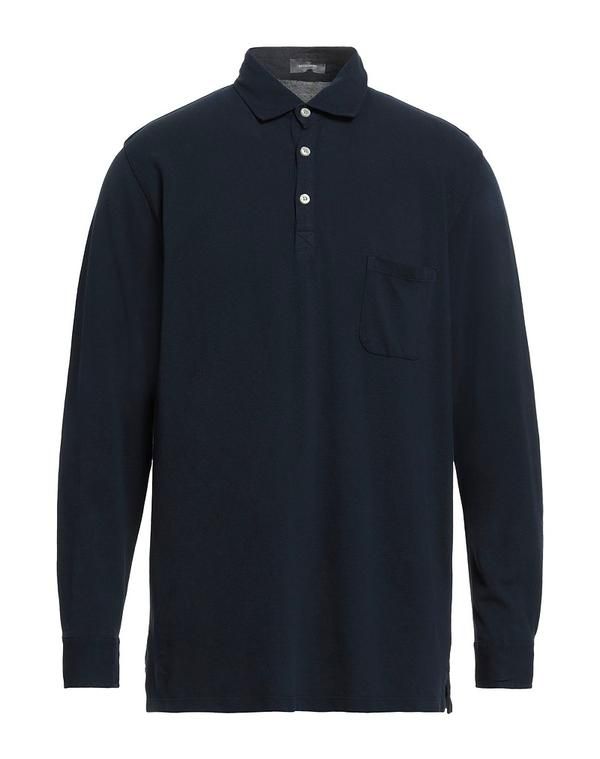 ロッソピューロ メンズ トップス ポロシャツ ROSSOPURO Midnight Blue ブルー