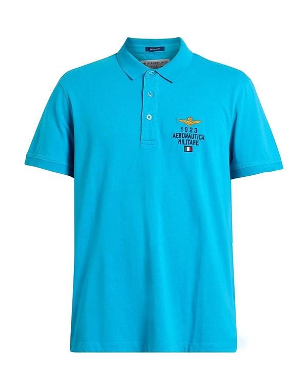 アエロノーティカミリターレ メンズ トップス ポロシャツ AERONAUTICA MILITARE Azure Blue ブルー