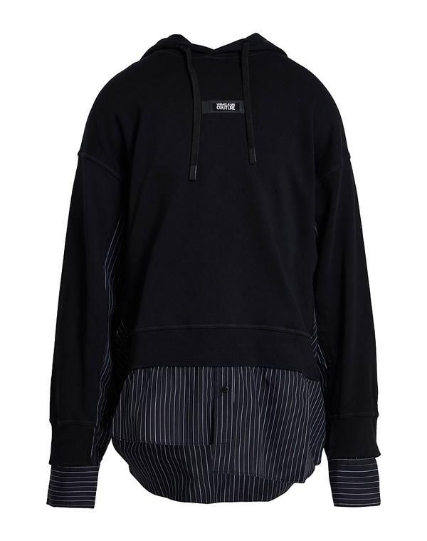 ヴェルサーチ メンズ アウター パーカー・スウェット VERSACE JEANS COUTURE Black ブラック