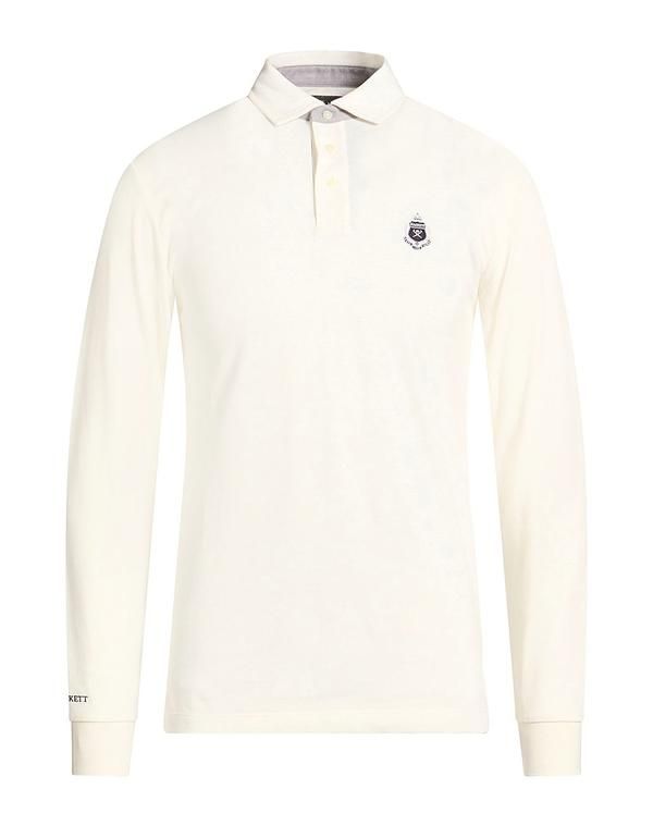 ハケット メンズ トップス ポロシャツ HACKETT Ivory アイボリー