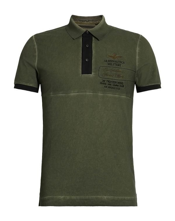 アエロノーティカミリターレ メンズ トップス ポロシャツ AERONAUTICA MILITARE Military Green グリーン