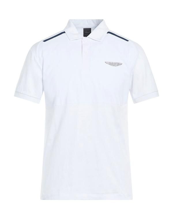 ハケット メンズ トップス ポロシャツ HACKETT White ホワイト
