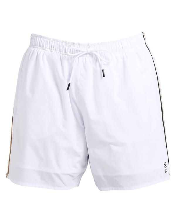 ボス メンズ 水着 ハーフパンツ・ショーツ BOSS White ホワイト