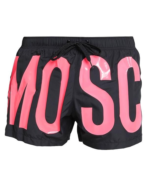 モスキーノ メンズ 水着 ハーフパンツ・ショーツ MOSCHINO Black ブラック