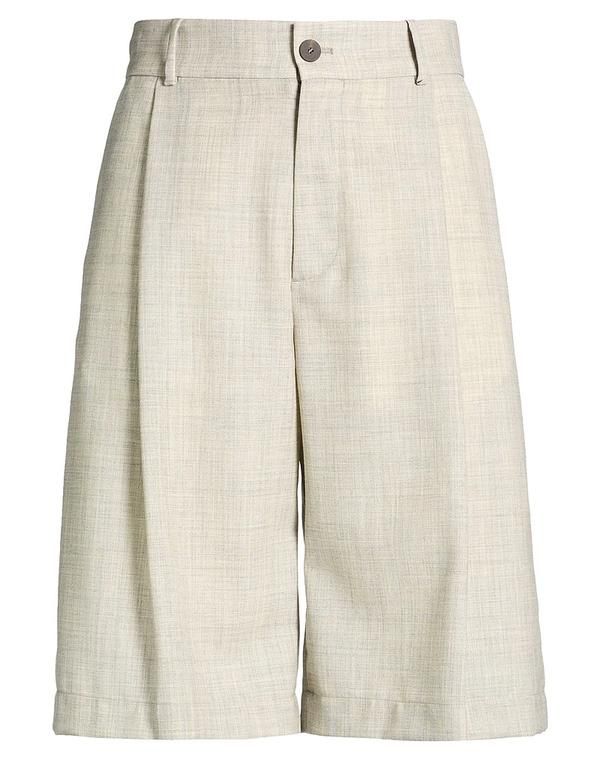 スタジオニコルソン メンズ ボトムス ハーフパンツ・ショーツ ショートパンツバミューダパンツ STUDIO NICHOLSON Light Gray グレー