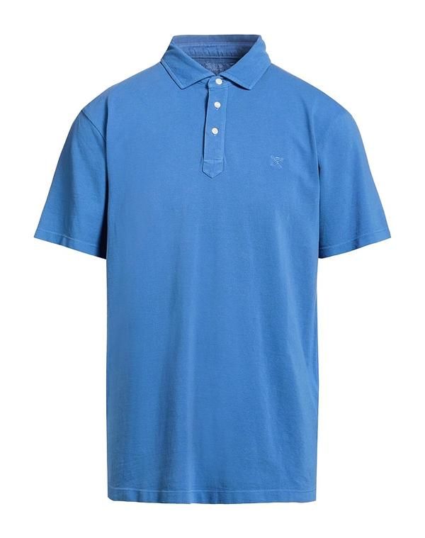ハケット メンズ トップス ポロシャツ HACKETT Azure Blue ブルー