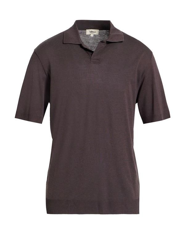 アルテア メンズ トップス ポロシャツ ALTEA Dark Brown ブラウン