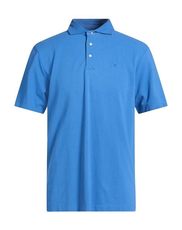 ハケット メンズ トップス ポロシャツ HACKETT Azure Blue ブルー