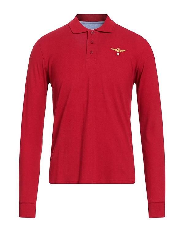 アエロノーティカミリターレ メンズ トップス ポロシャツ AERONAUTICA MILITA REd レッド