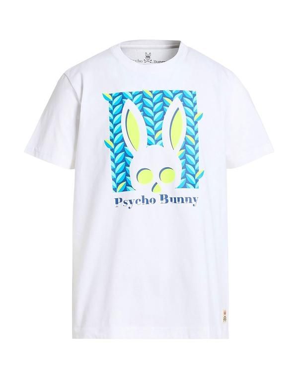 サイコバニー メンズ トップス Tシャツ PSYCHO BUNNY White ホワイト