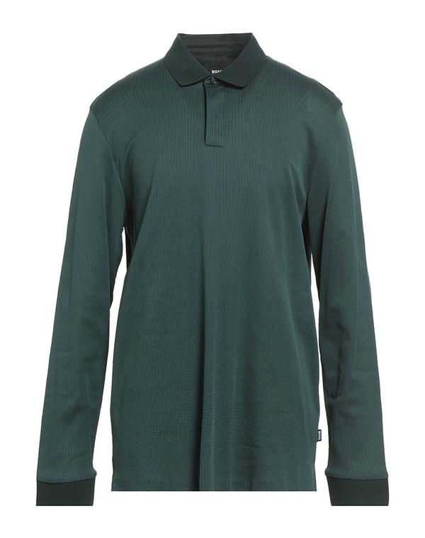 ボス メンズ トップス ポロシャツ BOSS Dark Green グリーン