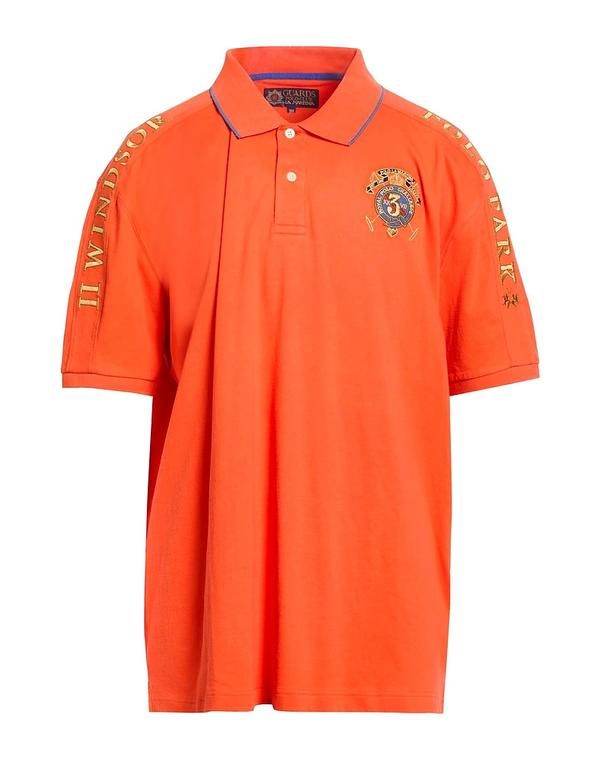 ラ マルティーナ メンズ トップス ポロシャツ LA MARTINA Orange オレンジ