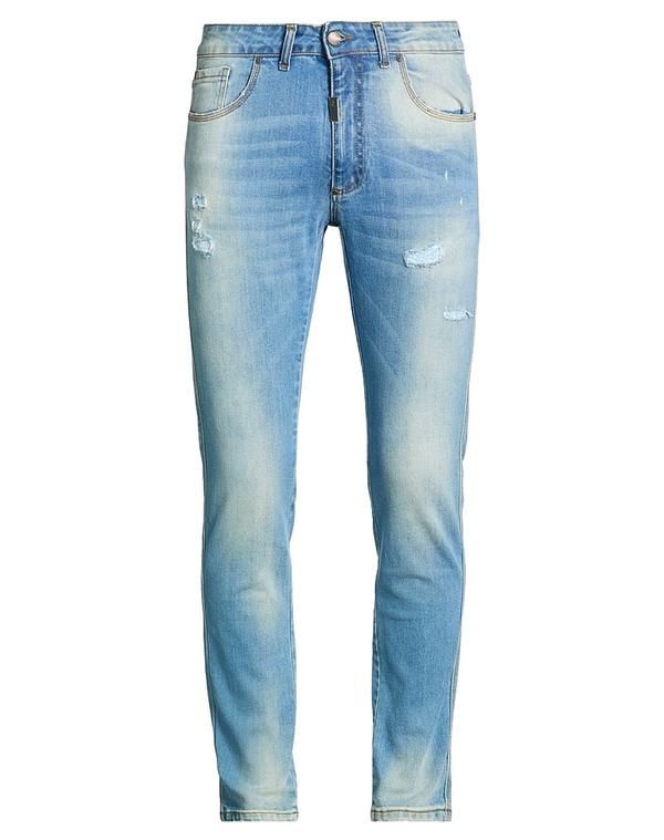 エンアバンス メンズ ボトムス デニムパンツ スキニー EN AVANCE Blue ブルー