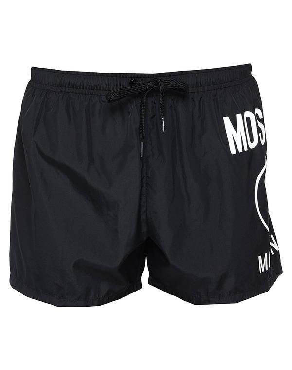 モスキーノ メンズ 水着 ハーフパンツ・ショーツ MOSCHINO Black ブラック