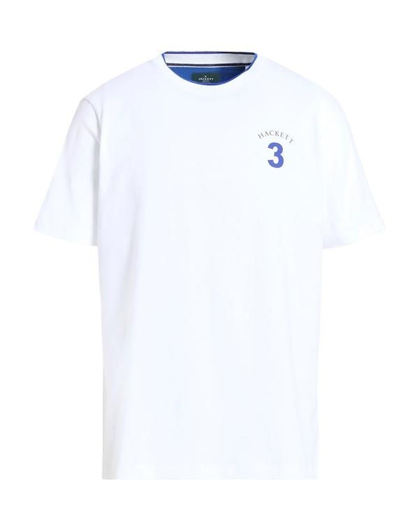 ハケット メンズ トップス Tシャツ HACKETT White ホワイト