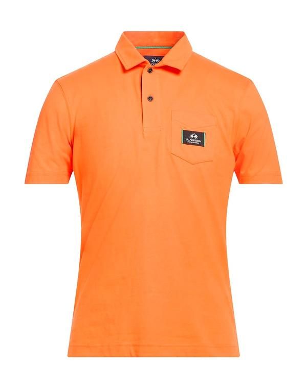 ラ マルティーナ メンズ トップス ポロシャツ LA MARTINA Orange オレンジ