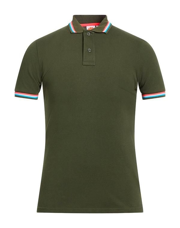サンデッキ メンズ トップス ポロシャツ SUNDEK Military Green グリーン