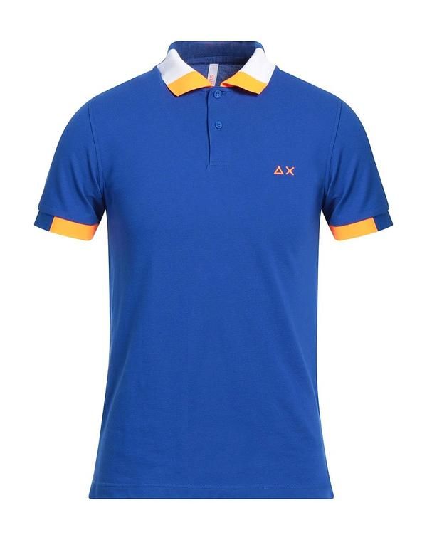 サンシックスティーエイト メンズ トップス ポロシャツ SUN 68 Blue ブルー