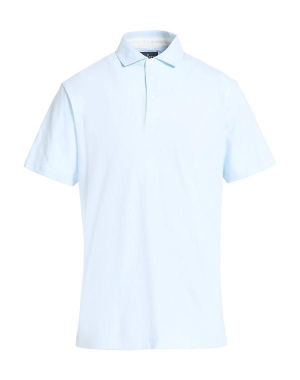 ハケット メンズ トップス ポロシャツ HACKETT Sky Blue ブルー